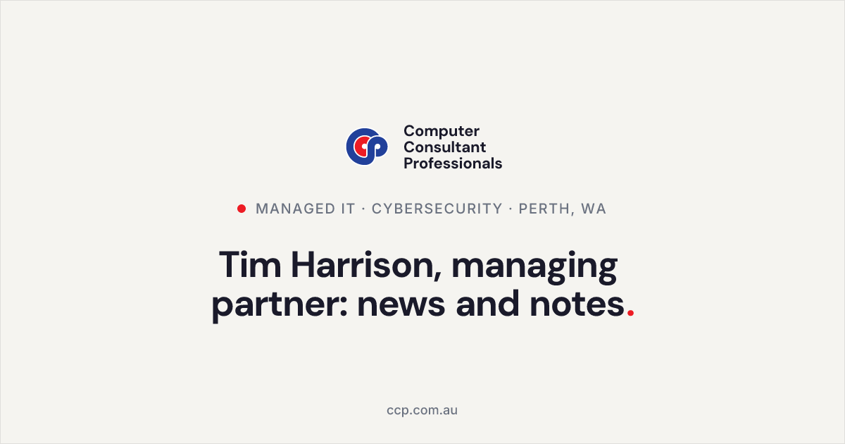 Tim Harrison | CCP Australia